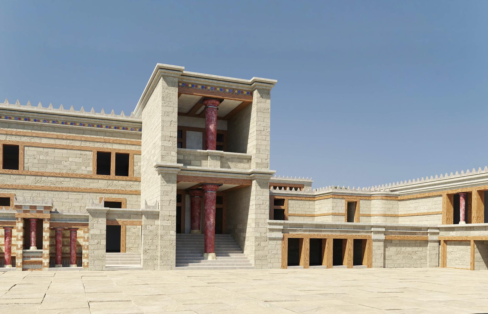 After: Knossos Palace, Greece